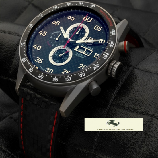 HK834 TAG HEUER CALİBRE 16 100 METERS DERİ KORDON